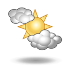 scattered clouds